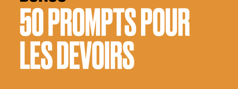 50 prompts pour les devoirs